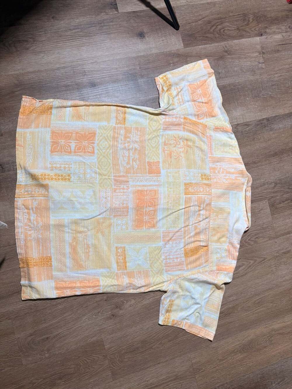 Quiksilver Edition y2k inspired‎ Hawaiian Camp Shirt XL - Picture 6 of 9